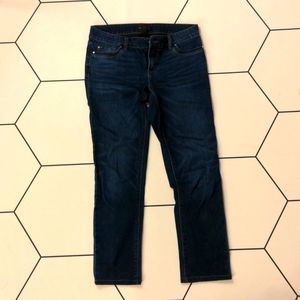 White house black market slim straight jeans sz 2S 109